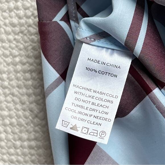 Hill House The Athena Matilda Plaid Short Puff Sleeves Mini Nap Dress Women’s XS - Picture 8 of 8